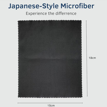 6 Pack Japanese-Style Premium Microfiber Glasses Cleaning Cloth Streak & Scratch-Free Lens Cleaning Cloth – Safe for Eyeglasses, Sunglasses, Glasses Cleaner, Lens Wipes, iPhone & Screens
