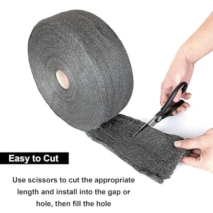 0000 Steel Wool 5lb - Hardware Cloth for Cleaning, Buffing, Polishing Glass, Windows, Tiles, Metal