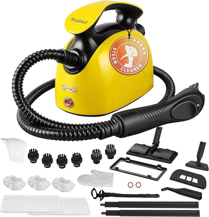 Steam Cleaner, Steam Cleaner For Home, Handheld Steamer For Cleaning With 21 Accessories, 248 °F High Temperature, Suitable for Grout, Floor. Sofas, Upholstery