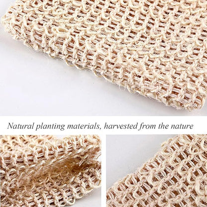 Bar Soap Pouch,10 Packs Sisal Soap Saver bags for Exfoliating, Shower,Scrubber