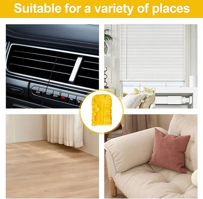 2026 New 360° Electrostatic Duster Refills, Washable Reusable Microfiber Fleece Pads for Home & Pet Hair Blinds, Car, Furniture, Fans Cleaning(4 Colors)