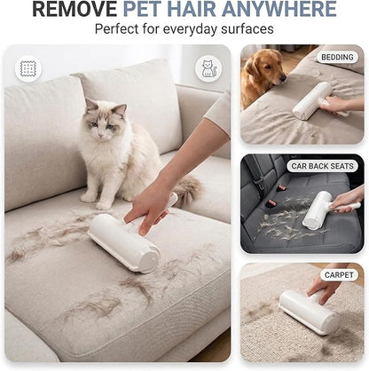Reusable Pet Hair Remover Roller for Dog & Cat Hair Self Cleaning Lint Roller for Furniture, Couch, Carpet,Rugs,Bedding & Car