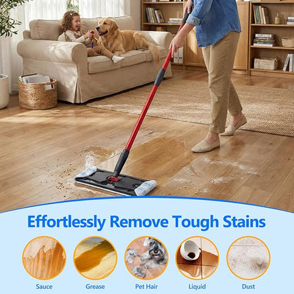 20 Pack Mop Replacement Pads for O Cedar H2pro Flat Mops,Mop Pads for O-Cedar Mop Refills,Washable and Reusable Microfiber Mops Pad Compatible with Ocedar Flat Head