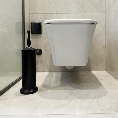 Matte BlackToilet Bowl Brush with Holder, Durable Bathroom Cleaning Tool, Modern Design for Easy Toilet Maintenance, Bathroom Cleaner Brush for Efficient Cleaning and Hygiene
