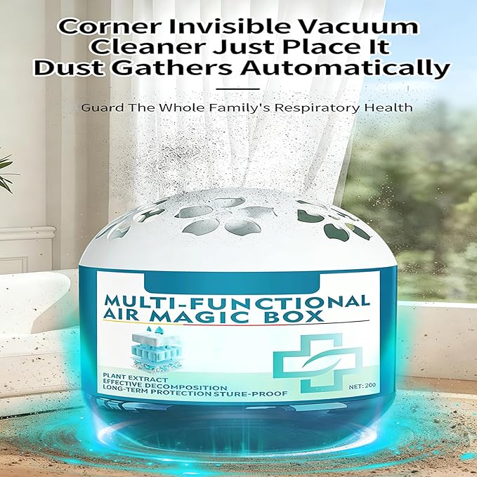 Passive Gel Dust Collector Box, Natural Plant-Based Gel Air Purifier, No Power Needed, Absorbs Dust & Improves Indoor Air Quality for Home, Office, Bedroom (3)