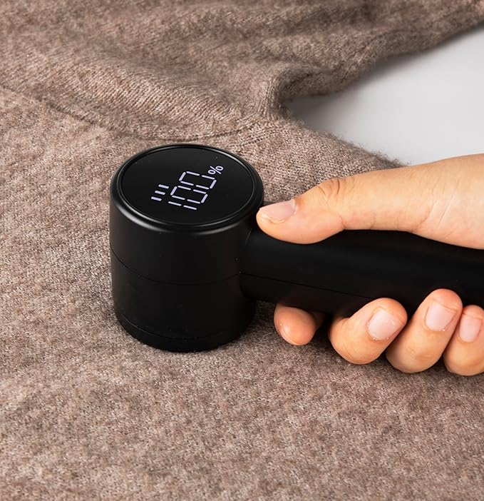 Fabric Shaver – Portable & Lightweight Lint Remover – Removes Fuzz, Pills & Lint – Rechargeable, Fabric Defuzzer for Sweaters, Blankets & Upholstery and Clothing