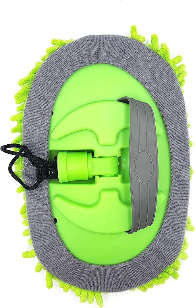 Sengo Car Wash Mop Head Replacement Soft Microfiber Cleaning Mop Head Water Flow-Through or Not for Cars Auto RV SUV Boat. Car Scruber Head