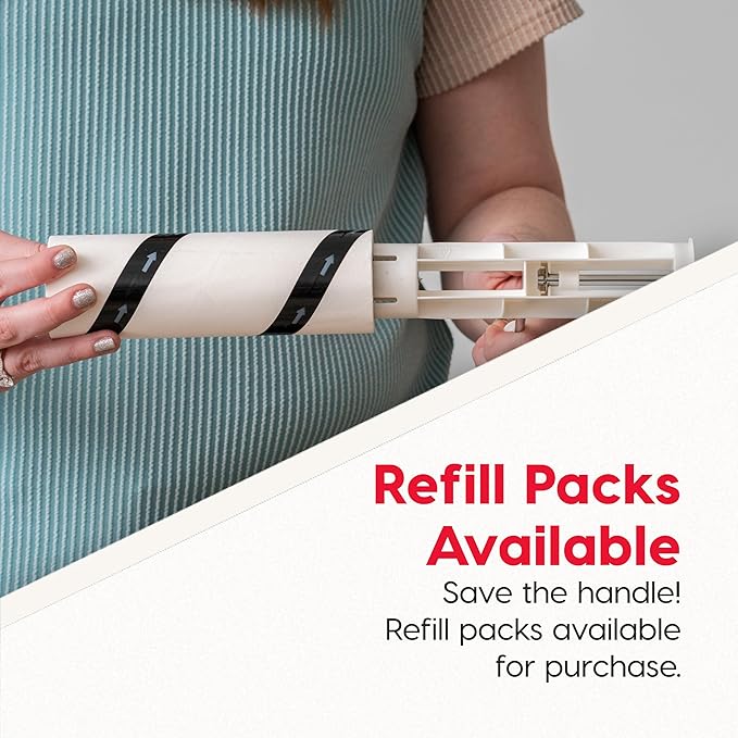 IRIS USA Extra Sticky Lint Roller, Value Pack Comes with Storage Box, Standard and T-Handle Roller, Refills, 90 Sheets/Roll, 1260 Sheets Total, Easy Tear Lint Remover for Dog Cat Pet Hair on Bed Car