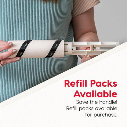 IRIS USA Extra Sticky Lint Roller, Value Pack Comes with Storage Box, Standard and T-Handle Roller, Refills, 90 Sheets/Roll, 1260 Sheets Total, Easy Tear Lint Remover for Dog Cat Pet Hair on Bed Car