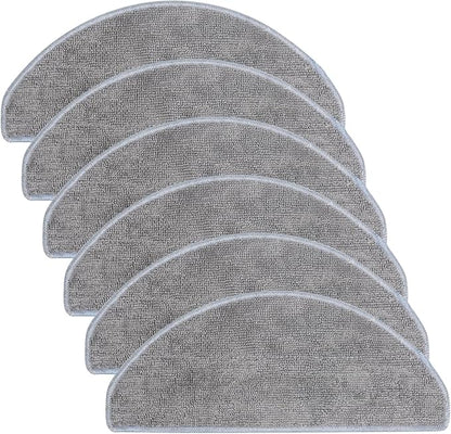 6 Pack Mop Cloth Compatible with iRobot Roomba Combo Essential Y0140 Y0110 Y0540 Q0520, 105X/105/104 Combo Robot Vacuum Cleaner, Microfiber Washable Mop Pad Replacement Accessories Parts