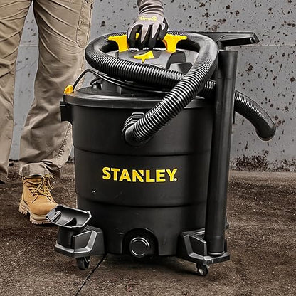 STANLEY 12 Gallon 5.5 Peak HP Wet/Dry Vacuum, 3 in 1 Shop Vacuum Blower,1-7/8"x6 Hose, Range for Garage, Carpet Clean, Workshop with Vacuum Attachments-SL18199P