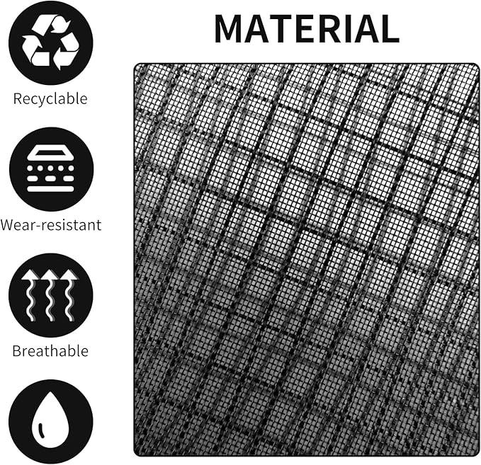 Hanging Folding Mesh Garbage Bag Organizer Trash Bags Holder Recycling Containers Plastic Waste Bag Storage for Kitchen With Adhesive wall hooks (Black)-2pcs