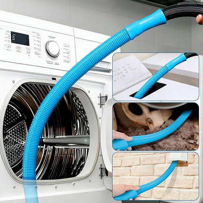 Dryer Vent Cleaner Kit with Flexible Vacuum Hose Attachment - Universal Dryer Lint Remover Vacuum Tool for Clothes Dryer Cleaning, Shop Vac Attachments, Lint Trap Cleaner & Home Cleaning Tools