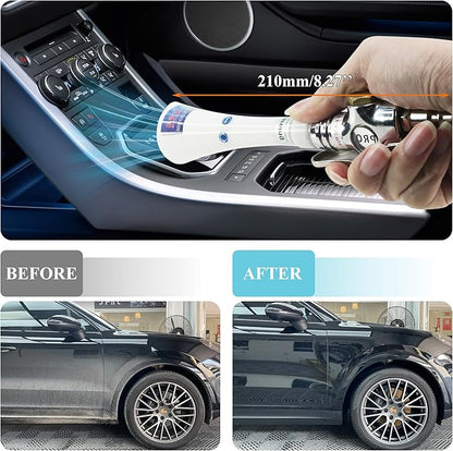 GOCCIDA Tornado mini,Car Cleaning Gun Trumpet Head High Pressure Dryer Blow Gun,Car Cleaning Air Gun Kit,Vortex Air Cleaning Tool for Quickly Blasts Dirt