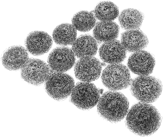 PRETYZOOM Stainless Steel Kitchen Cleaning Balls Dish Washing Tool for Effortless Pot Pan and Dish Cleaning Non Scratch Scourers for Practical Kitchen Use