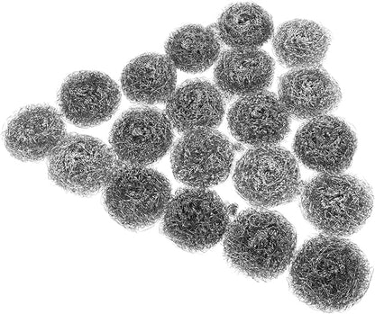 PRETYZOOM Stainless Steel Kitchen Cleaning Balls Dish Washing Tool for Effortless Pot Pan and Dish Cleaning Non Scratch Scourers for Practical Kitchen Use
