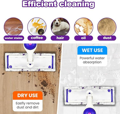 22 Count Pad Refills for Swiffer PowerMop Multi-Surface Mop, Absorbent Cleaning Pads for Hardwood, Tile & Laminate Floors