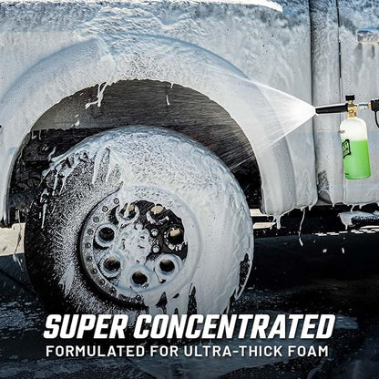 Slick Products Off-Road Wash (64 oz.) + Pressure Washer Foam Cannon Bundle – Super Concentrated ATV, UTV, Dirt Bike, Jeep & Truck Wash Foam Shampoo for Heavy Mud and Dirt