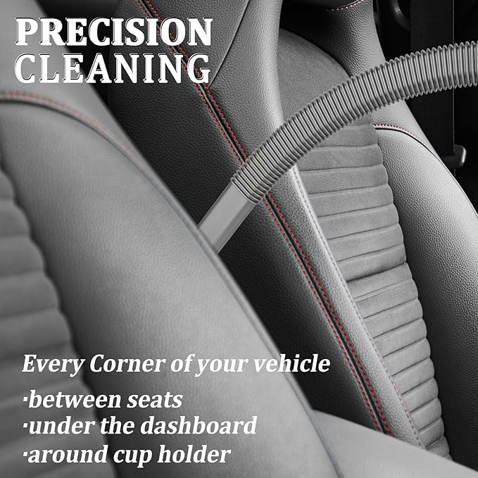 Fullclean Dryer Vent Cleaner Kit for Dyson Gen5 V15 V15s V12 V11 V10 V9 V8 V7 Lint Vacuum Atttachments Detect Absolute Cyclone Outsize Slim Vacuum Cleaner Crevice Flexible Dryer Lint Remove Tool