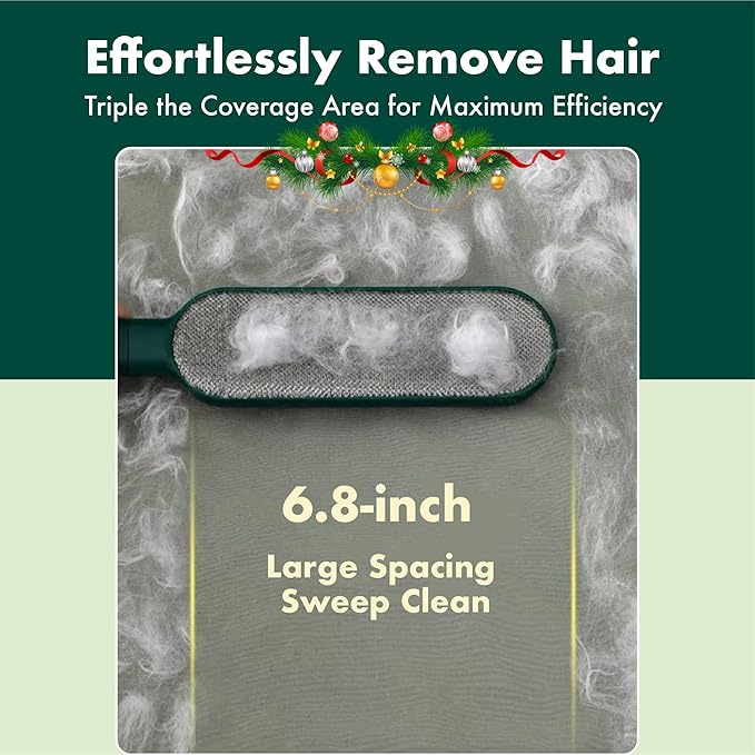 Reusable Pet Hair Remover for Clothes, Couch & Bedding, Self-Cleaning Lint Brush for Dog & Cat Hair