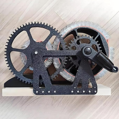 Manual Wool Carder, Drum Card for Wool Felt, Wool Mixing Table with Crank, Quick Mixing Colors Haired Yarn, with Brush, for DIY Crafts~/
