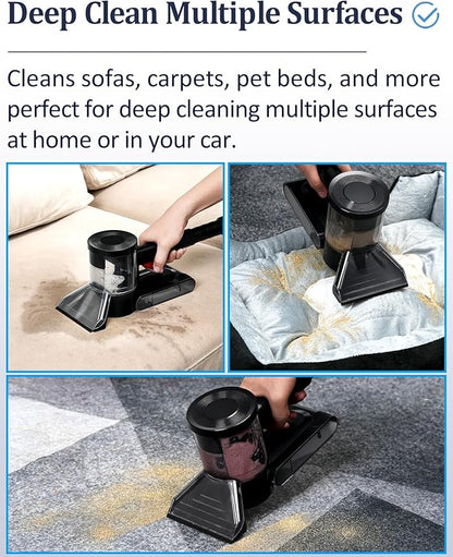 Sub Surface Carpet Extraction Vacuum Attachments for Water Wet Extractor Vac Cleaners, Stain Remover Deep Cleaning Rug Shampooer Tools for Sofa, Rug, Car Seats – Spray & Extract Stains Easily