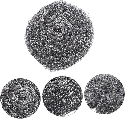 6pcs Pot Scrubbers Heavy Duty Kitchen Cleaning Balls for Pots Pans and Dishes Efficient Grease and Dirt Removal for Tough Scrubbing Tasks
