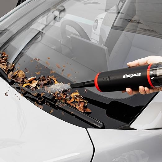 Shop-Vac 2-in-1 Car Vacuum & Air Duster, 14000Pa Blow/Suction Portable Cordless Vacuum, Mini Blower, Handheld & Lightweight with 6 Nozzles, Type-C Rechargeable for Auto/Home/Office