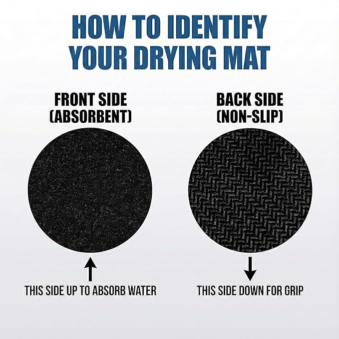 Faucet Mat for Kitchen Sink 2 Holes: 30"Lx5.5"W Absorbent Splash Guard Fits 8" On-Center Faucet with Soap Dispenser or Air Gap - Cuttable Drip Catcher for Irregular & 3, 4 Hole Sinks with Side Sprayer