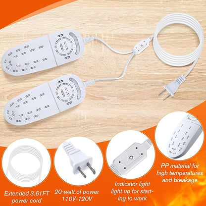 Shoe Dryers Portable, Boot Dryer, Telescopic Electric Shoe Warmer Machine for Sneaker Socks Gloves