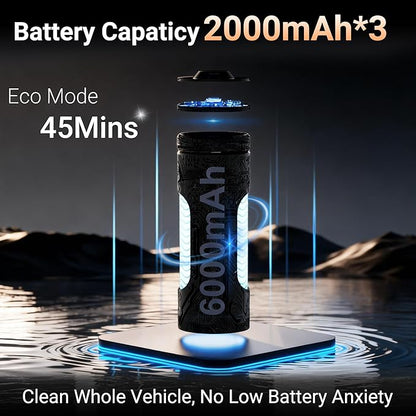 Portable Car Vacuum Cordless 18000PA High Power Handheld Vacuum Cleaner for Car, Mini Cordless Rechargeable Vacuum for Car Interior, Truck, Desktop, Home, Ultimate Car Accessories Tech Gift for Men