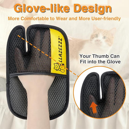 Pet Hair Removal Glove for Dogs & Cats, Quick Clean Electrostatic Reusable Pet Hair Glove, 2026 Upgraded Pet Hair Remover for Clothing, Couch, Carpet, Car Seat -4Pcs