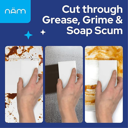 Melamine Sponge 50 Pack, Extra Dense Magic Cleaning Sponge Bulk for Kitchen, Bathroom, Walls, Baseboards, Sink, Bathtub & Floor – Multi Surface Eraser Pads for Grease, Scuff Marks & Stains