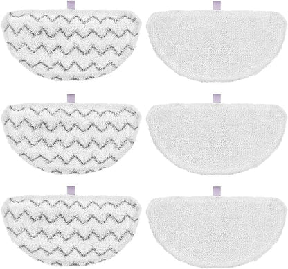 6 Pack 1940 for Bissell Steam Mop Pads for Bissell PowerFresh Steam Mop 1806 1544 1440 2075A 2685A 1940W 19404 Series, Model 19402 19408 1940a 1940f 1940q 1940t B0006 B0017, Part #5938#203-2633