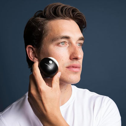 Pure Radiance, Vibrating Facial Cleansing Brush, Electric Face Scrubber, 3 Modes, 3 Brush Heads (2 Bristle,1 Silicone), Waterproof, Rechargeable, Smart Timer, Exfoliating, Massage (Black)