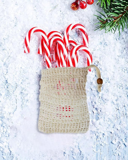 3pcs Soap Bag Net Pouch Saver Pocket Soap Lifting Pads Natural Sisal Jute Foaming Mesh Body Scrubber Bath Exfoliator Exfoliating Drying Soap Holder for Shower Gift DIY Craft (10x12cm, Apricot)
