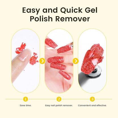 Nail Brush Cleaner Gel (Nail Polish Remover Set) Fast Cleaning Nail Brush Cleaner Easy To Use For Salons And Home Use Acrylic Nail Brush Cleaner Nail Art Brushes Cleaner, Paint Nail Brush