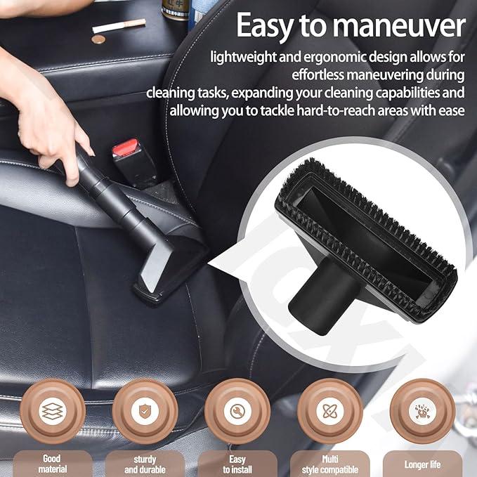 2 Set 38634078 C1409910 Upright Extension Wand Compatible with H-oover U6473-900, Wind-tunnel XL Vacuums - Universal Hose Brush Attachments Adapter Kit