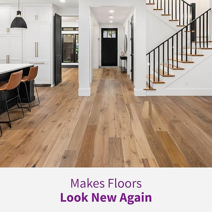Rejuvenate Professional Wood Floor Restorer Fills Scratches, Shines And Protects Wood Flooring For A High Gloss Shine, 1 Gallon