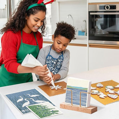 Swedish Kitchen Towel Set Reusable Kitchen Towel Set Absorbent Cellulose Sponge Cloth Biodegradable Ideal for Household Kitchen Cleaning 8-Piece Set