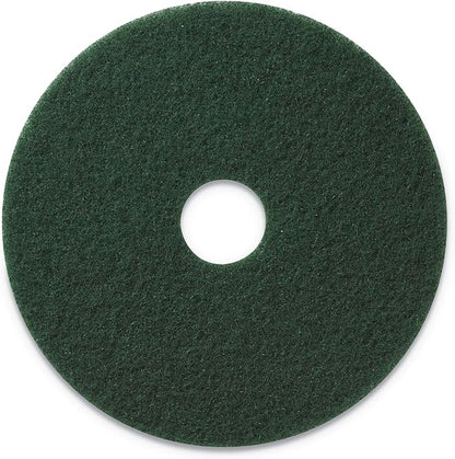 Americo 400320 Scrubbing Pads, 20-Inch Diameter, Green, 5/Ct