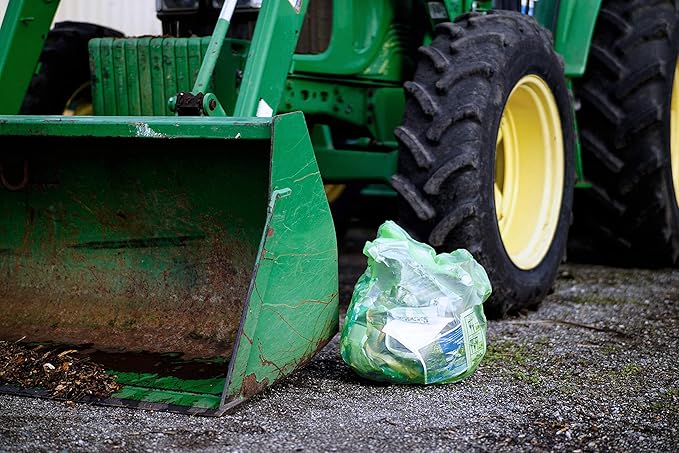 Reli. Compostable 16-25 Gallon Trash Bags | 50 Count | ASTM D6400 | Green | Eco-Friendly | For Compost