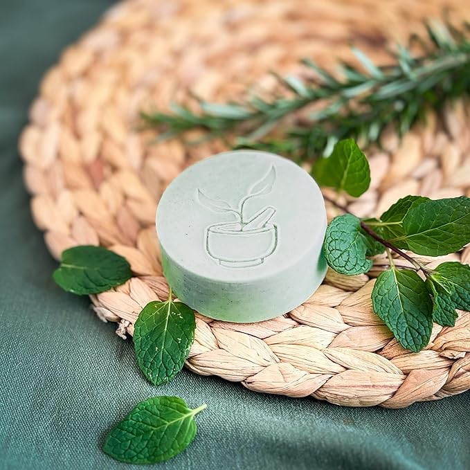 Lucky Locks | Pick Your Scent | Natural Conditioner Bar | Zero Waste Hair Care | Sulfate Free (Nettle Mint Meadow)