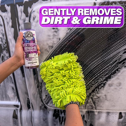 Chemical Guys Extreme Bodywash & Wax Foaming Car Wash Soap, (Works with Foam Cannons/Guns or Bucket Washes) For Trucks, Motorcycles, RVs & More, 32 fl oz, Grape Scent