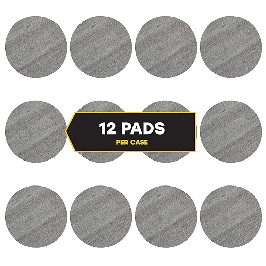 GMT Steel Wool #0 Fine Grade 20 Metrix Floor Pads (121200); Case of 12 Pads; For Cleaning, Smoothing, and Polishing Floor Surfaces
