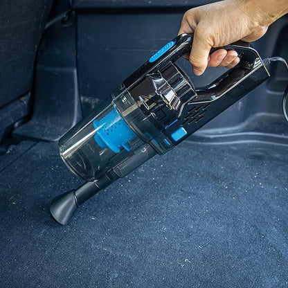 Neiko Portable Wet Dry Car Vacuum, High Power, Small Vacuum for Vehicle Detailing, 12V DC Power, Best for Automotive or Boat