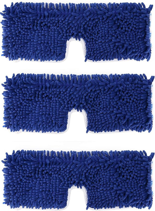 Tidy Monster 3 Pack Mop Refills Compatible with O-Ceda Dua-Action Microfiber Mop, Replacement Mop Heads for Dry/Wet Use, Machine Washable Double Sided All Surface Cleaning