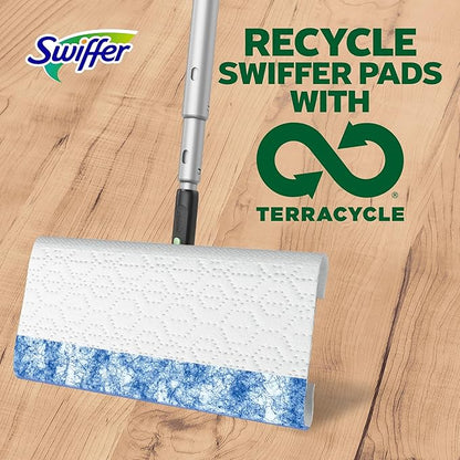 Swiffer Heavy Duty Mop Wet Multi-Surface Cloth Refills for Floor Mopping and Cleaning, Pet with Febreze Odor Defense, 32 count