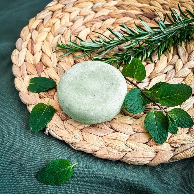 Lucky Locks | Nettle Mint Meadow | Natural Shampoo Bar | Zero Waste Hair Care | Sulfate Free