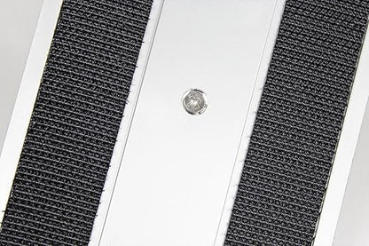 CleanAide Flat Mop Plate Frame for 10" Microfiber Pads, Commercial-Grade Aluminum with 360° Swivel, Hook and Loop Fastening, Lightweight and Durable, Gray, 10" Frame, 10 Inches